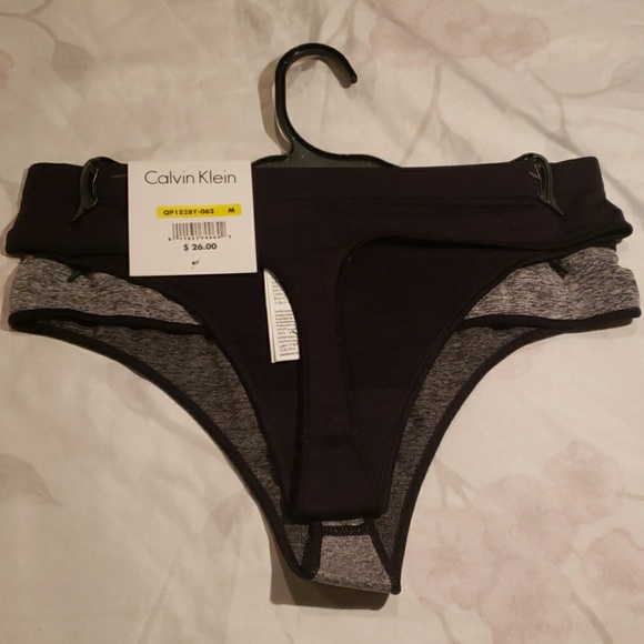 Calvin Klein Thong Super Soft 2 Pack - Picture 3 of 7